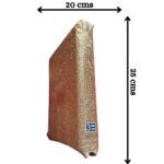 Quran Ref. 3CC (13 Lines) Golden Purse with Colour Coded Tajweed Rules and Manzils | 25 x 20 cms - Image 2