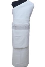 RBLISS CG Ehram Ihram Ahram Men's Hajj Umrah Pilgrimage Towels Muslim for Men/3 Pocket AHRAM Belt | White - Image 2