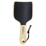 Ross Curved Foot File Scrubber – Wide Surface Callus Remover for Cracked Heels & Dead Skin | Pedicure Tool with Anti-Slip Handle & Hanging Loop | Professional Foot Care for Smooth Feet (Beige) - Image 2