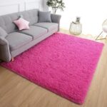Rugs Floor Mat Carpets for Living Room,Hall, Kids Room, Prayer Room, 10x12 ft, Baby Pink - Image 2
