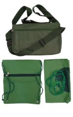 SRZ 4 in 1 Haj Kit Shoulder Bag, Musallah Janamaz (Prayer Mat), Tasbeeh (Prayer Beads) & Small Bag Haj Essentials, Umrah Kit - Image 2