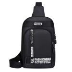 SRZ Travel Accessories | Essential Travel Bags (Wheeled/Backpack/Crossbody), Travel Pouch, Weighing Scale, Air Pillow, Shopping Bag (Sling_VIBRA_BLK) - Image 2