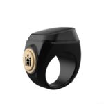 Smart Zikr-Ring, Rechargeable Electronic Digital Tasbih Counter Rings, Waterproof, 3 Sizes Finger Counter for Muslims, Prayer, Reminder(18mm Black) - Image 2