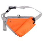 Sports Triangle Waist Bag with Water Bottle Holder, Lightweight Running Belt Fanny Pack with Zipper Storage Pouch & Reflective Strip for Walking, Cycling, Travel & Outdoor Use (Multicolor) - Image 2