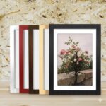 Stuthi Arts Premium Table Top Photo Frame, Set of 5 Colors, Durable Synthetic Wood with Stand for Home & Office Decor (6x8 Inch) - Image 2