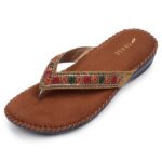 TRASE Women Soft Ortho Flats Sandal | Footwear For Woman Stylish Slippers, Orthopedic Slippers For Woman, Comfortable Women Slipper, Trendy V-strap Fancy Design Ladies Chappal For Daily Use - Image 2