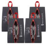 TRAVALATE Set of 4 Shoes Bag for Travel – Non-Woven Shoe Organizer for Men & Women | Lightweight, Water-Resistant, Compact Shoe Storage Pouch with Handle | Fits Up to Size 10 Shoes - Image 2