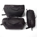 TRAVEL LIKES ME Travel Organizer - Bags for Essentials, Packing Cubes, Compression Pouches, Garment Organizers, Storage Kit for Travel Accessories & Clothes,Set of 3,Black/white (Black) - Image 2