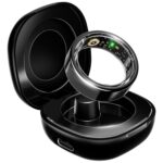 TapRing Smart Ring for Men & Women – Stainless Steel Health Tracker with Magnetic Charging, 5ATM Waterproof, Tracks Sleep, HRV, SPO₂, Heart Rate, 20+ Sports Modes (Size 9) – Midnight Black - Image 2