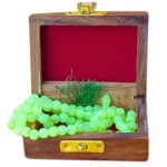 Tasbeeh Islamic Chanting Prayer Counter Tasbih For Muslim Ramadan Gift - 99+1 Beads With Wooden Box COMBO PACK, Perfect Islamic Gift - Image 2