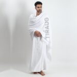 Terry Weave Ihram for Men | 100% Pure Cotton Loops & Base | Plush & Sweat Absorbent | Hajj & Umrah - Image 2