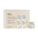 The Face Shop Rice&Ceramide Moisturizing Skincare And Cream Set, 75 Ml (Pack Of 3), Pink - Image 2