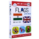 Thick Wipe & Clean Activity Based Flags Flash Cards-Age 2-5 Yrs,36 Double Sided with Cultural Facts,Montessori Toys,Educational Preschool Learning for Toddlers & Kids,for Language_Skills - Image 2