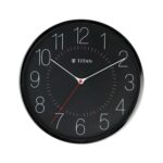 Titan Metallic Analog Wall Clock with Slim Hands - 30 Cm X 30 Cm (Medium) - Image 2