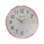 Titan Silent Sweep Battery Powered Grey Round Dial Unisex Analog Display Wall Clock|Wall Clock with Silent Sweep Technology - 30 cm x 30 cm (Medium) - NTW0001PA02A - Image 2