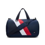 Tommy Hilfiger Polyester 44 cms Navy + White +Red Gym Shoulder Bag (TH/JORDEN081504) - Image 2