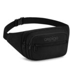 Travel Money Belt Waist Pouch – Lightweight Secure Fanny Pack for Hiking, Travel, Camping, Running & Sports, Multi-Utility Waist Bag (Black) - Image 2