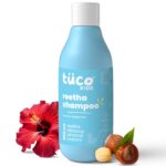 TuCo Kids Mild Shampoo With Soapnut, Almond, Henna, Pomegranate|Perfect For Soft, Smooth, Curly Tangled & Rough Hair|Paraben, Sls & Sulphate Free|Ph 5.5, Vegan & Tear Free|300 Ml (Pack Of 1) | - Image 2