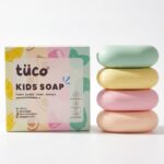 Tuco® Kids Soap Pack of 3+1 (3x75gm+1x75gm) | Dermatologically Tested, Gentle & Nourishing with Natural Vitamin C, Avocado, Marshmallow, Citrus | SLS & Paraben free | Ages 2-5, 5-10, 10-15 - Image 2