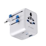 URBN 20W GaN Universal Adapter | Charge 4 Devices Simultaneously | 2500W Universal Socket | Dual USB-C + USB-A | Smart Travel Multi Plug | Global Compatibility | 6-Layer Safety Protection - Image 2