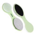 Vega 3 in 1 Pedicure Tool- Foot Scrubber, Pumice Stone and Black Emery for Home Foot Care, Soft Care | Foot File Callus Remover - Multi Purpose Pedicure & Manicure Tool, Remove Dead Skin, (PD-20) - Image 2