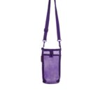 Water Bottle Carrier Nylon Mesh Water Bottle Holder for School Sports Travel Purple| Sports Equipment | Outdoor Sports Gear | Exercise Gear - Image 2