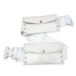 Weinbux Anti Theft Ihram Ehram Ahram Two Pockets Belt for HAJJ and UMRAH | White | Adjustable Strap Waist Bag | Free Size - Image 2