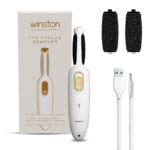 Winston Electric Callus Remover for Feet | 120 Min Runtime, Fast Charging | Rechargeable Foot File | 2 Speed Pedicure Tool for Hard Skin, Cracked Heels & Dead Skin Remover | 1 Year Warranty - Image 2