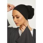 Women Hijab Undercap Hijab Scarf For Muslim Women Under Scarf Hijab Cap Solid Colour Hijab Tube Unisex Stretch Dreadlocks Tube Neck Gaiter & Neck Warmern Bandana - Image 2