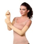 Women's Cotton Full Hand Sun UV Protection Gloves, Hand Socks with Finger Arm Sleeves for Summer, Winter and Cold Dust for Men & Unisex 24" Long Gloves for Bike, Riding, washable & reusable - Image 2