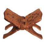 Wooden Book Stand Cover Case Wooden Rehal Holy Quran Bible Geeta Office Home Decor Furniture Kids 10 Inch Length - Image 2