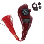 Wooden Mantra Jaap, Digital Compass Counter with LCD Display,Machine Finger Unique Design Prayer God with Compass,Machine Islamic Beads Muslim Tasbih Rotating Tally Number Clicker. - Image 2