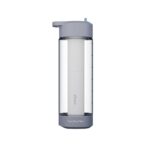 Zero B H2Ohh Portable Water Filter Bottle – 600ml | Removes 99.9% Bacteria & Viruses | Durable TRITAN Material | Instant Purification | Eco-Friendly Travel & Fitness Bottle (GREY) - Image 2