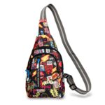 printted chest bag Shoulder Bag Travel Chest Bag printted used unisex (Multicolor) - Image 2