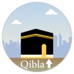 woopme ® Qibla Compass Arrow Direction Praying Sticker for Wall Floor Prayer Room Home House Decoration Vinyl Printed Stickers L x H 20 x 20 Cms - Image 2