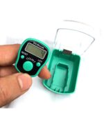 1 Pcs LED Light Electronic Digital Counting Machine Jaap Tasbeeh Finger Ring with Box Digital Tally Counter for Prayer, Dhikr, Jaap Mala - Multicolor - Image 2