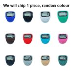 (Pack of 1) Digital Finger Counter with LCD Display – Portable Mini Tasbeeh Tally Counter, One Size Adjustable Ring, Max Count 99999, Battery Operated - Image 3