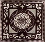 AAZEEM Velvet Aasan Mat | Meditation Prayer Carpet Mat | Brown, 60 cm x 60 cm - Image 4