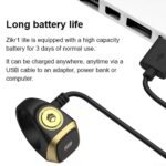 IQ-ibla Smart Zikr Ring Prayer Ring Smart Counter Smart Ring Waterproof Prayer Time Vibration Display Digital Azan Alarm Clock for Most People(18mm Black) - Image 4