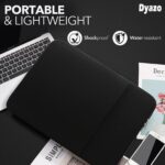 Dyazo 13-13.3" inch Laptop Sleeve case Cover Bag Compatible for All Notebooks Such as Mac Book Pro or Air 2023-2021 M2 M1 with Front Accessories Pocket Neoprene Black - Image 3