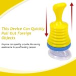 ZIBUYU® Anti-Choking Device, Choking Rescue Suction Kit for Kids and Adults, Emergency Use with Emergency Instruction Manual, First Aid Airway Clearing Device for Home, Travel - Image 4