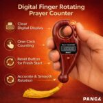 PANCA Digital Finger Tally Counter for Jaap & Mantra Counting | Adjustable Ring Clicker with Reset Button | Portable Handheld Counter for Prayer, Meditation, Sports - Image 5