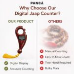 PANCA Digital Finger Tally Counter for Jaap & Mantra Counting | Adjustable Ring Clicker with Reset Button | Portable Handheld Counter for Prayer, Meditation, Sports - Image 6