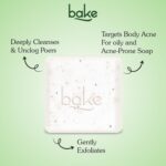 BAKE 2% Salicylic Acid Soap (2 pcs) Scrub Treatment with Niacinamide for Body & Back Acne, Reduces Strawberry Legs | Fades Dark Spots | Non Drying Formula | Soap For Men & Women | 100g x 2 (100 g (Pack of 2)) - Image 5