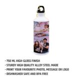 Personalized Water Bottle with Knob Cap Custom Name & Photo Printed | Durable & Stylish Gift for Friends, Family, Travel, Office, Gym & Daily Use (750ml) - Image 5