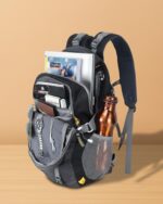 Wesley Spartan Unisex Travel Hiking Laptop Bag fits Upto 17.3 inch with Raincover and Internal Organiser Backpack Rucksack College Backpack - Image 4