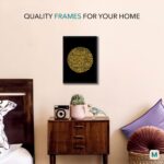 FRAME Bazaar Arabic Calligraphy Art | Motivational Wall Art Frame | Framed Poster Decor (12 x 16 Inches,Black) - Image 3
