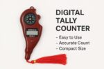VANTHI V Digital Tasbeeh for Zikr, Meditation, Prayer, God Name Counting Mala, Finger Counting Machine with Compass Multicolor (Finger Counting with Compass) - Image 5