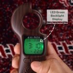 Islamic Prayer Time and Athan Sound Reminder Digital Tasbih Counter, Full Azan Clock for USA and Worldwide, Portable - Dark Brown - Image 8