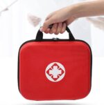 Outdoor Travel First Aid Organizer – Empty Oxford Cloth Medical Storage Bag for Camping, Hiking, Trekking & Vehicle Kits Empty Red Pouch Car, Hiking Backpack Emergency Supplies - Image 3